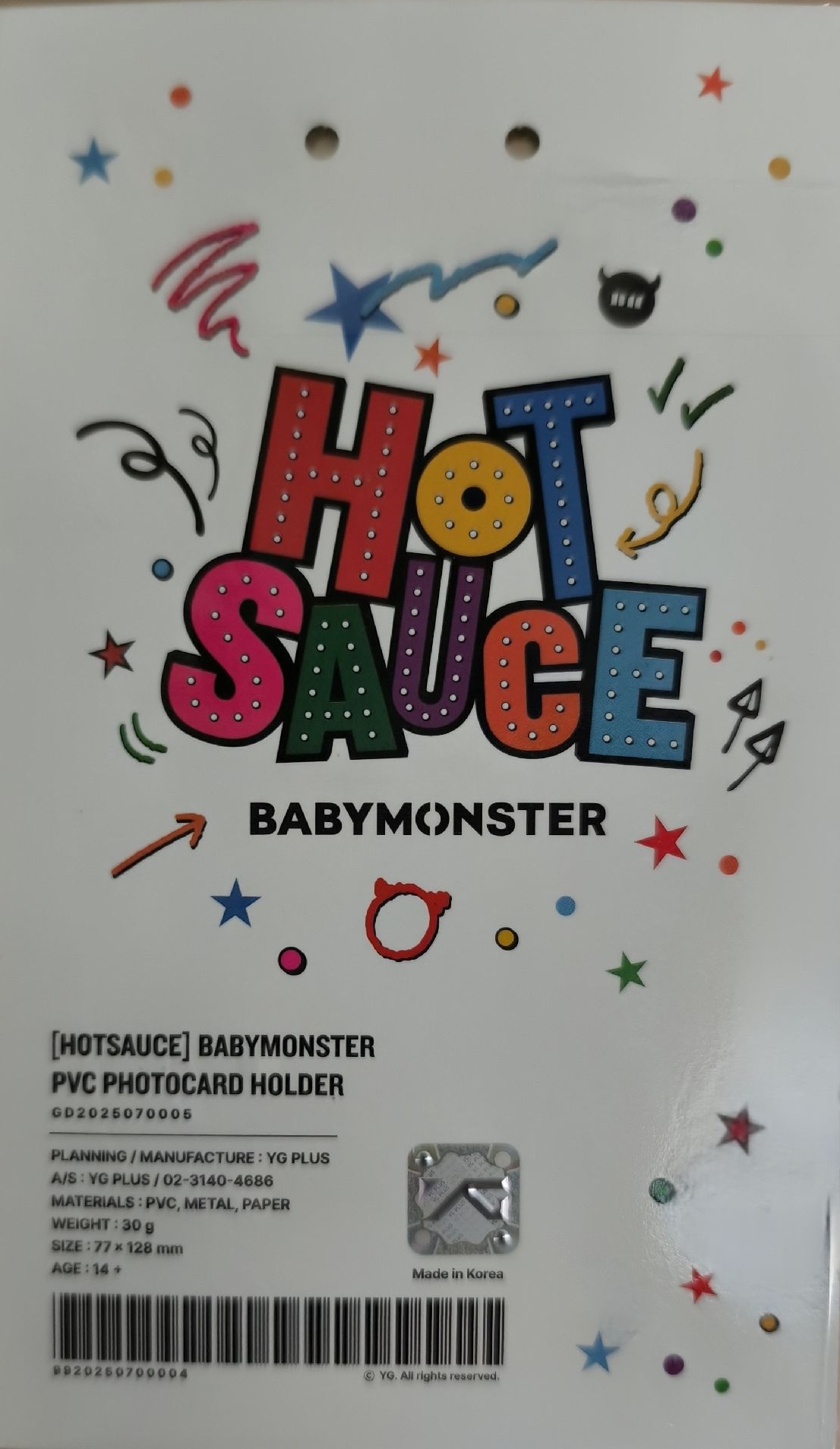 [Hot Sauce]PVC卡套及兩張小卡