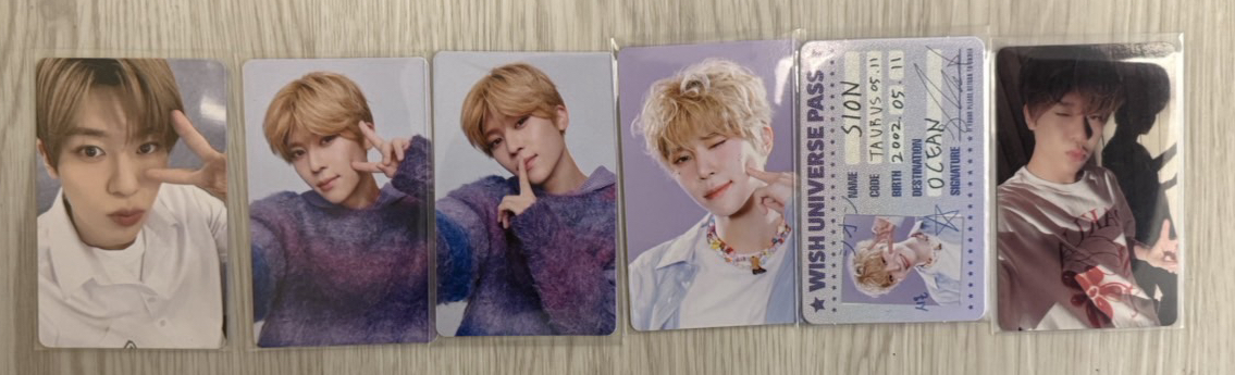 sion 專卡 特典卡