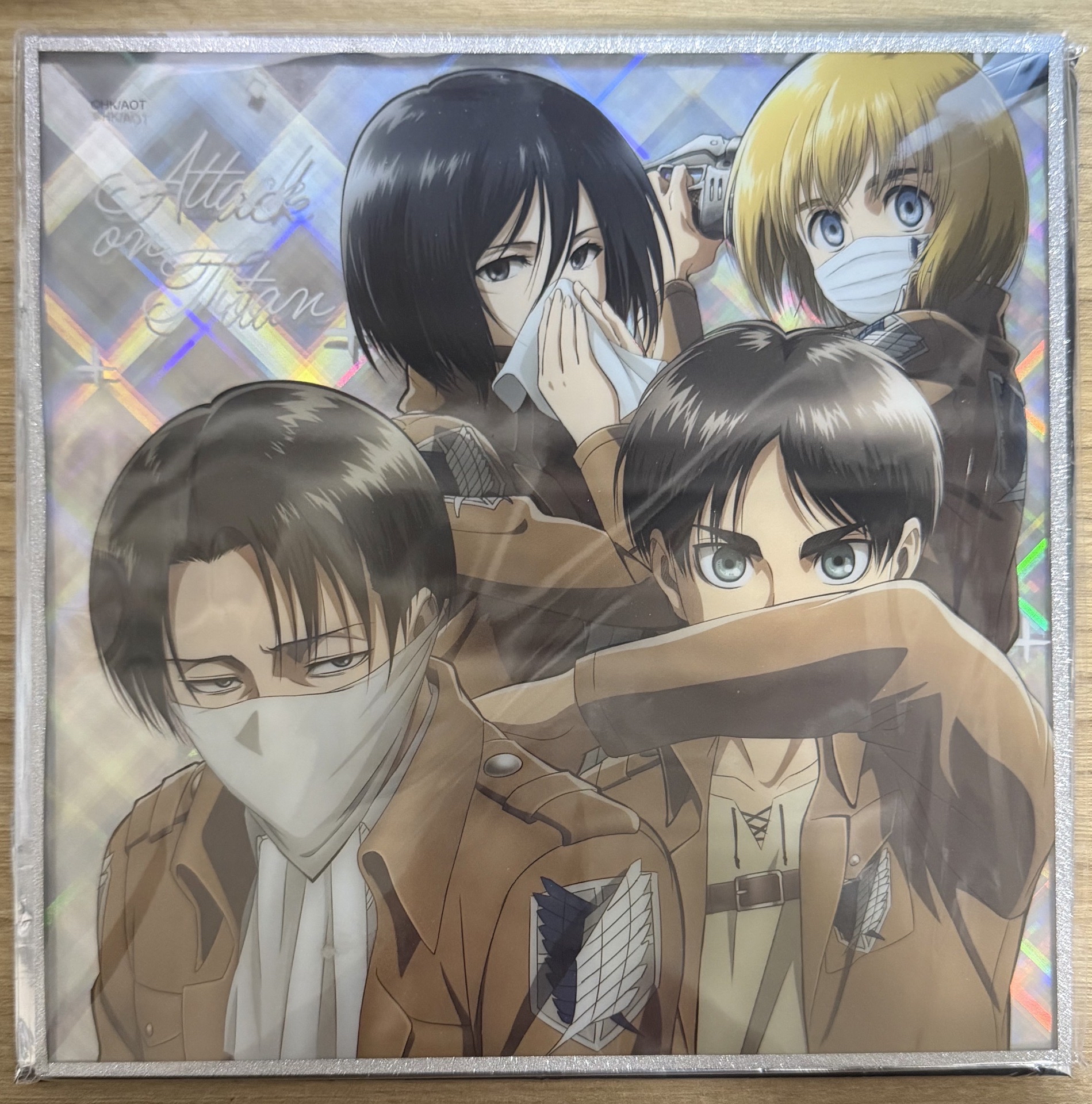進擊的巨人 壓克力色紙打掃款