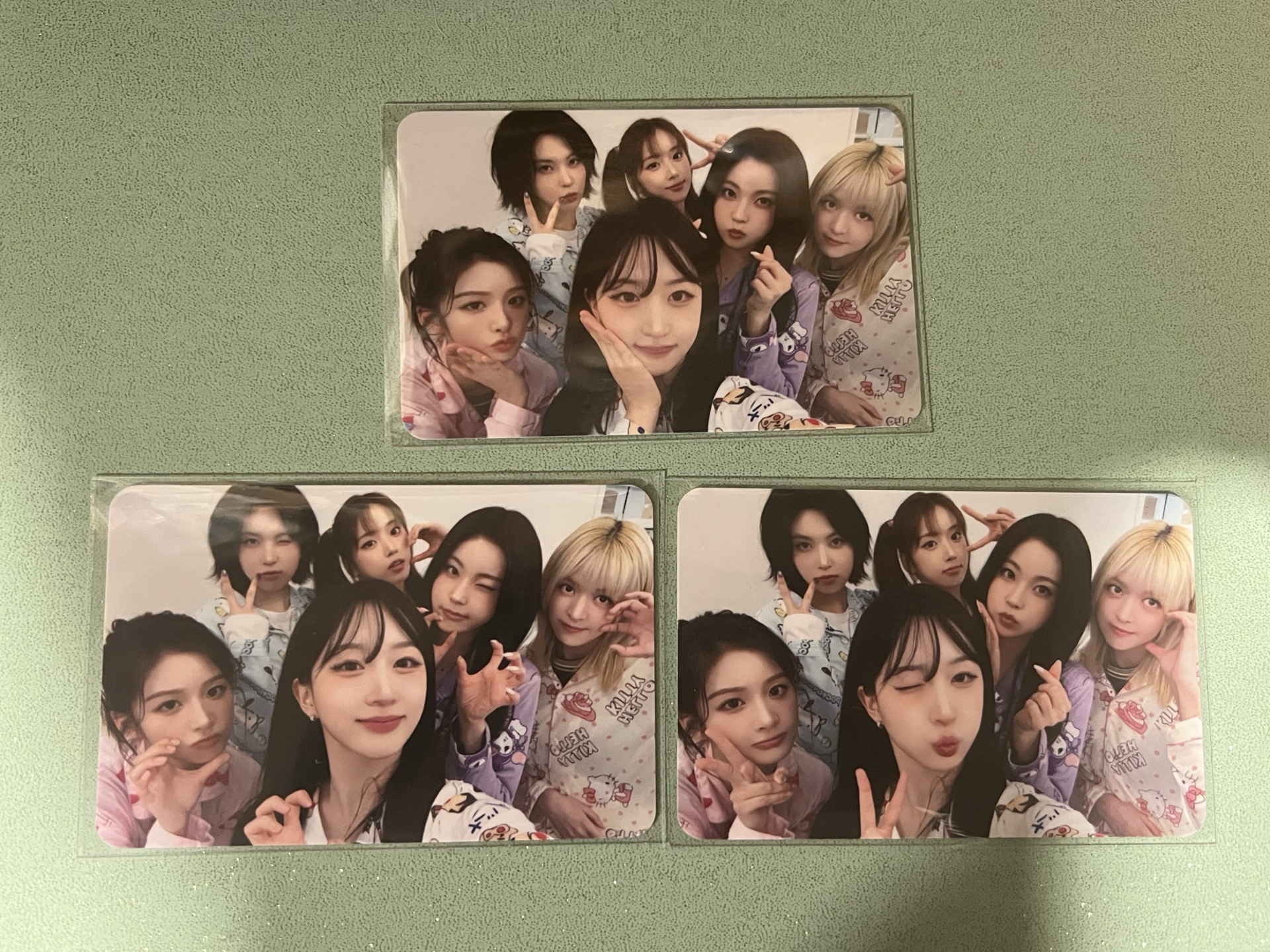 睡衣團卡 3張一組