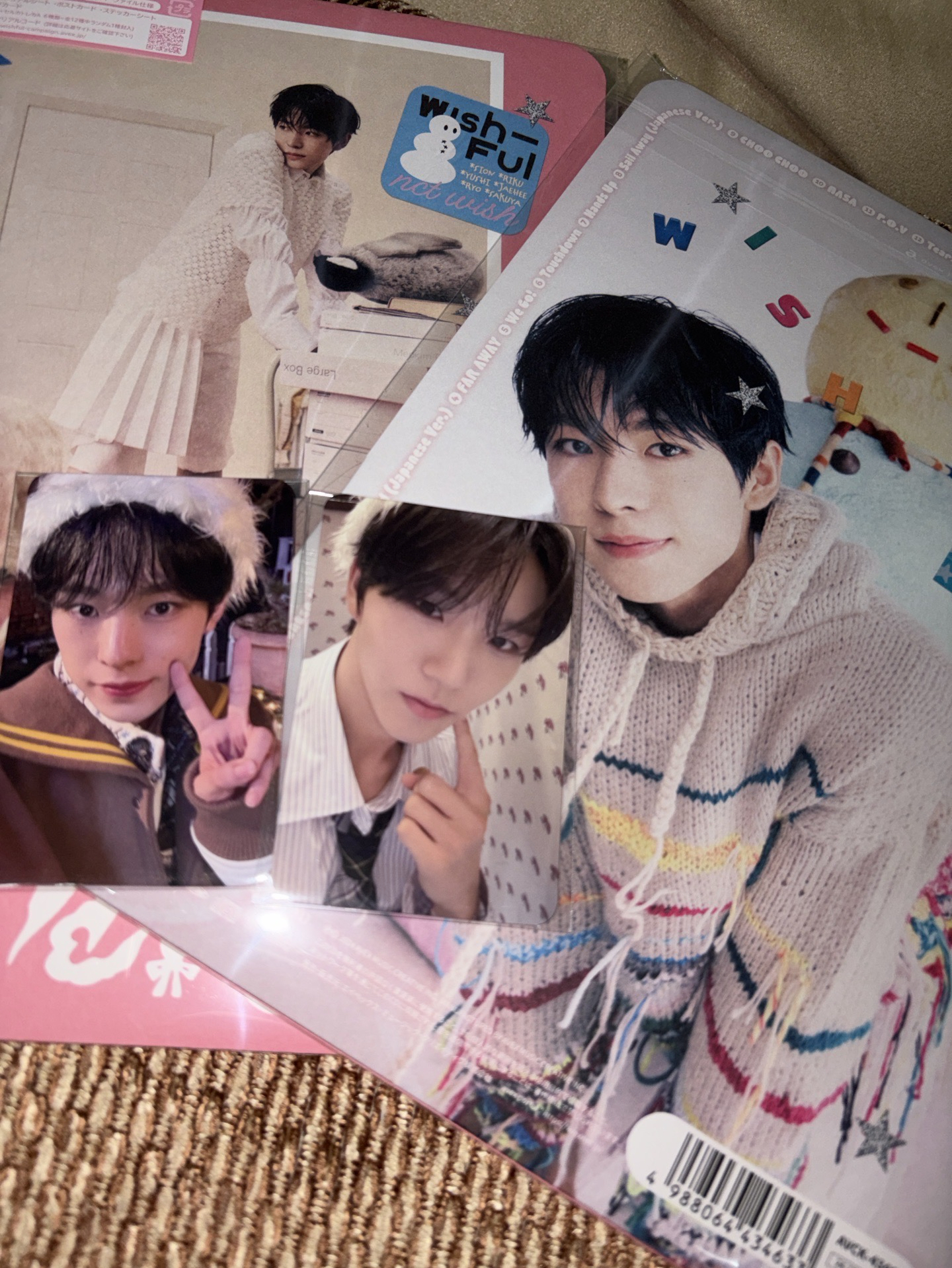 wishful初回單封yushi全新未拆 含特典卡