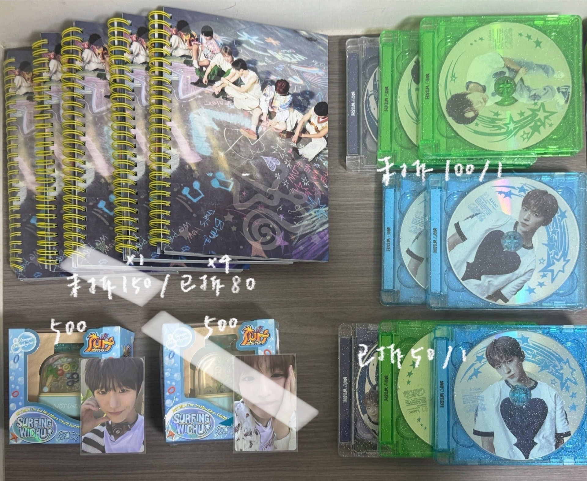 NCT WISH Color已拆/未拆專