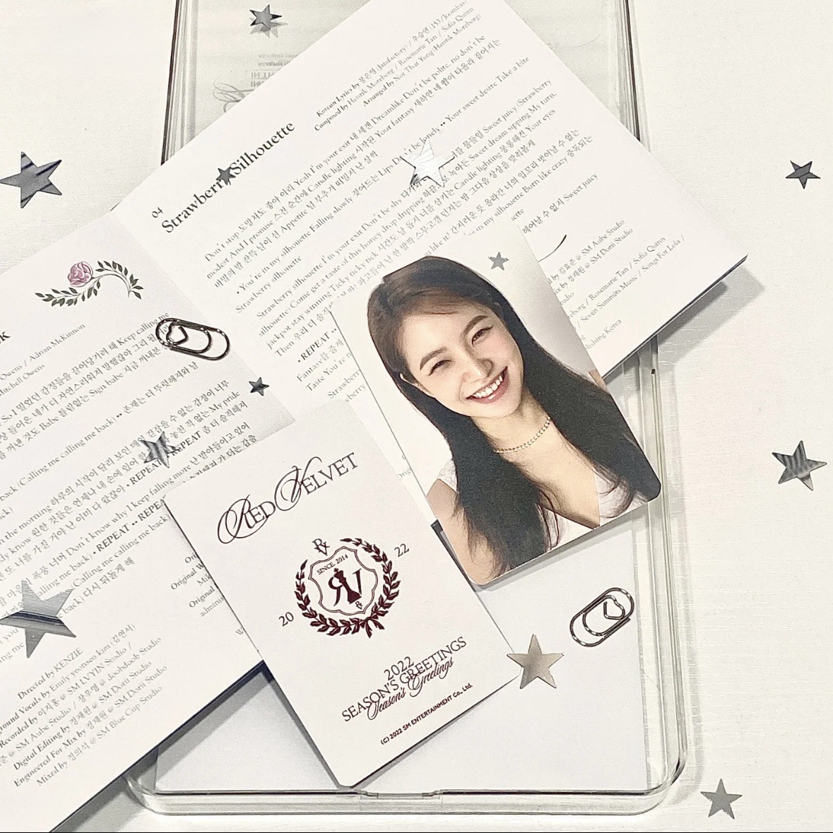 Red velvet 2022年曆後續 Irene 瑟琪 Wendy yeri