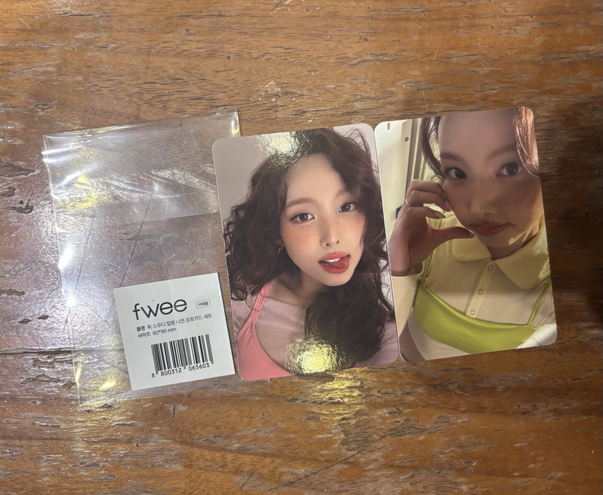 TWICE 娜璉 fwee代言小卡