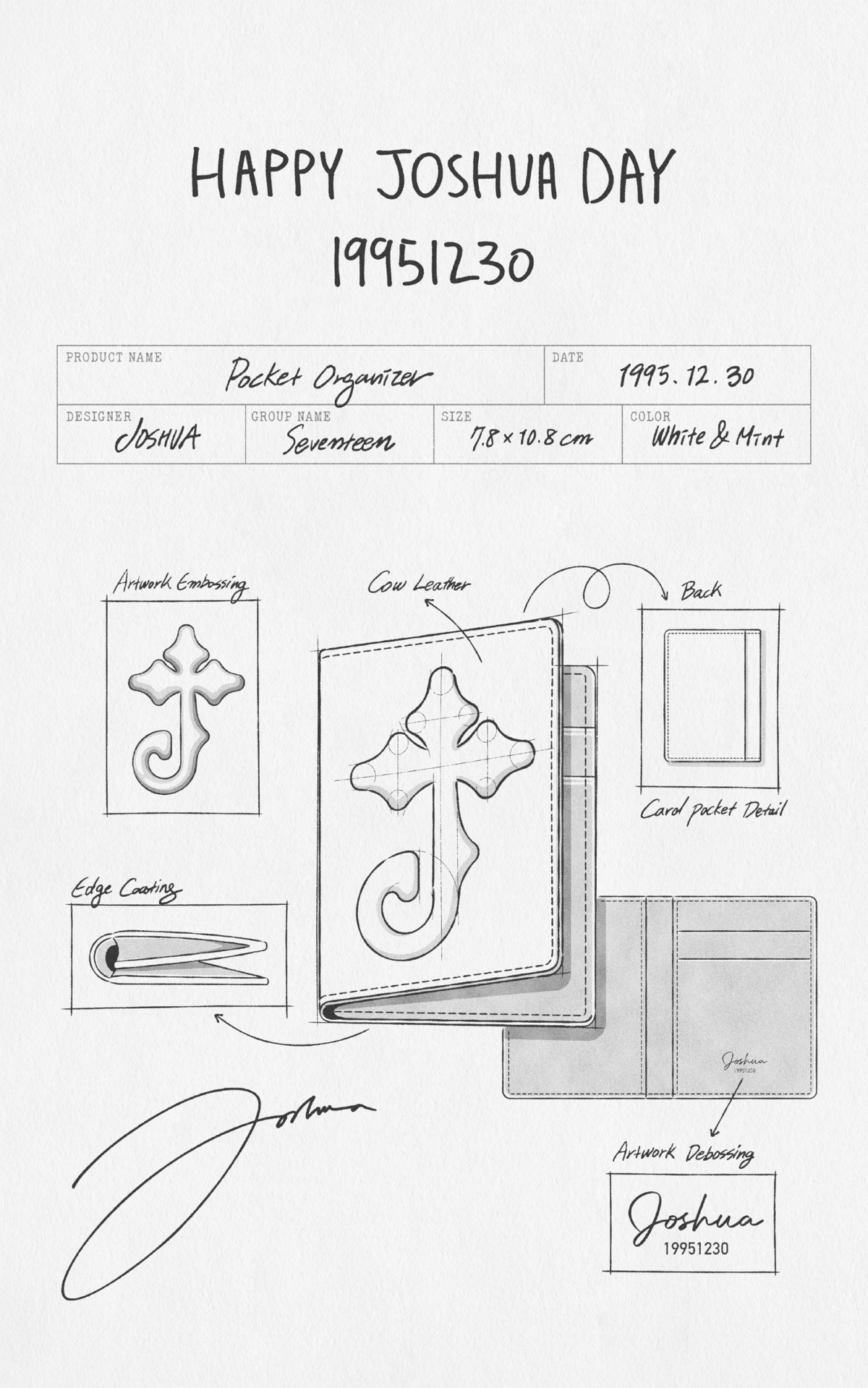 HAPPY JOSHUA DAY 生日周邊 ver.5