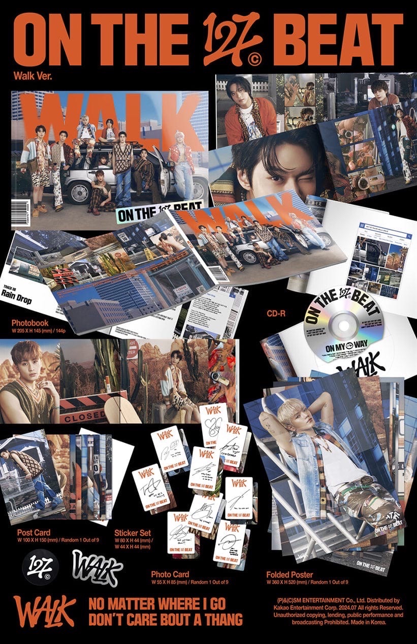 默認廠損 NCT127 walk walk ver. 售全專  已拆專 金道英 Mark 含台北簽售卡 