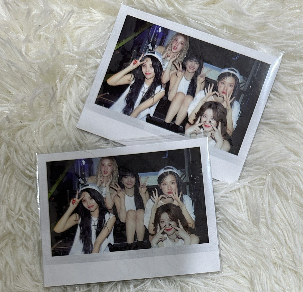 I-DLE 2023世巡DVD特典拍立得