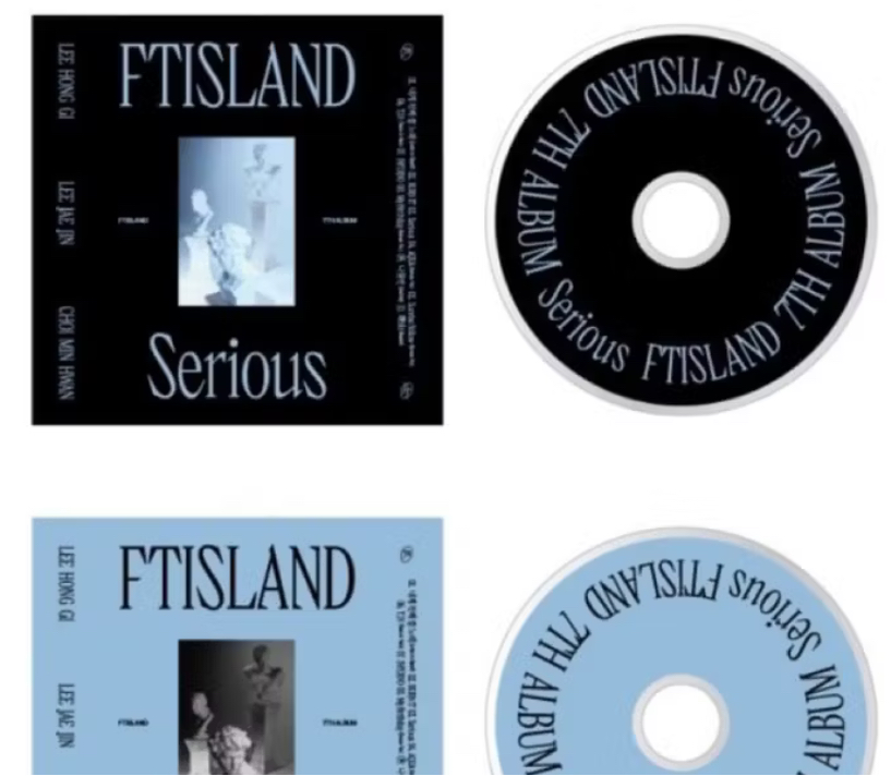 FTIsland-第七張正規專輯[Serious]壓克力杯墊（黑）