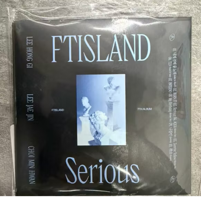 FTIsland-第七張正規專輯[Serious]壓克力杯墊（黑）