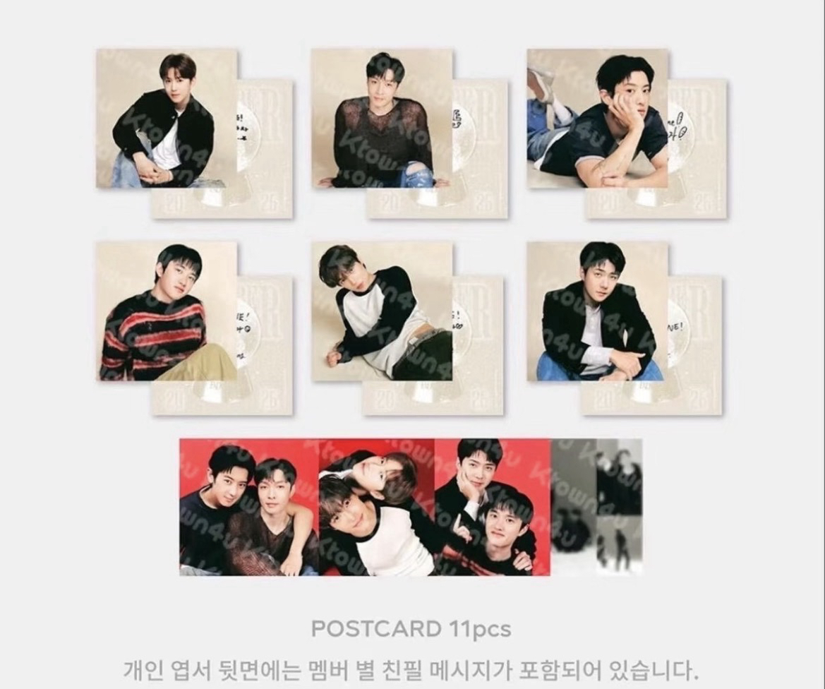 拆售/EXO25fm 水晶球立牌明信片