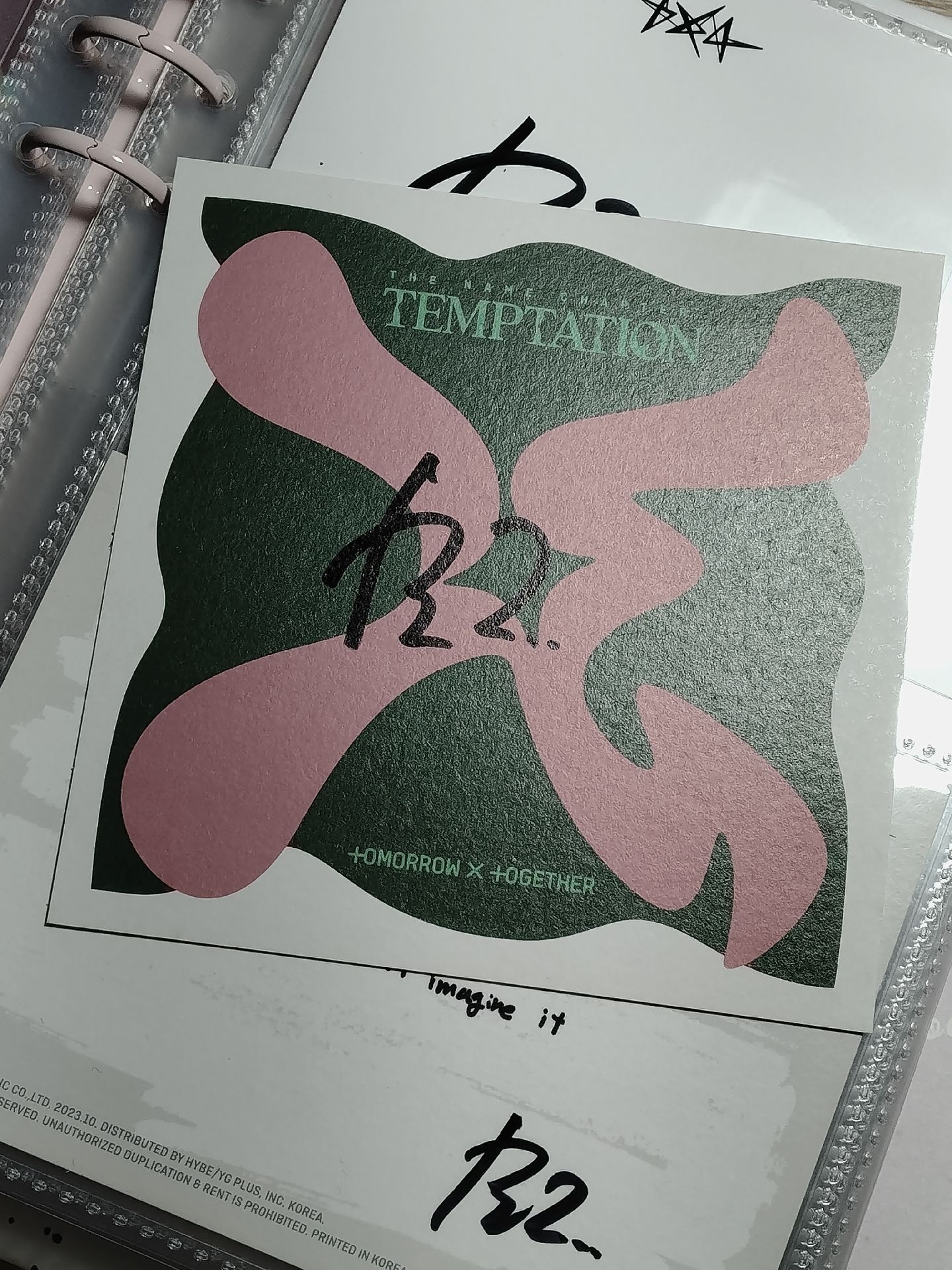 圭ssr美版明信片簽