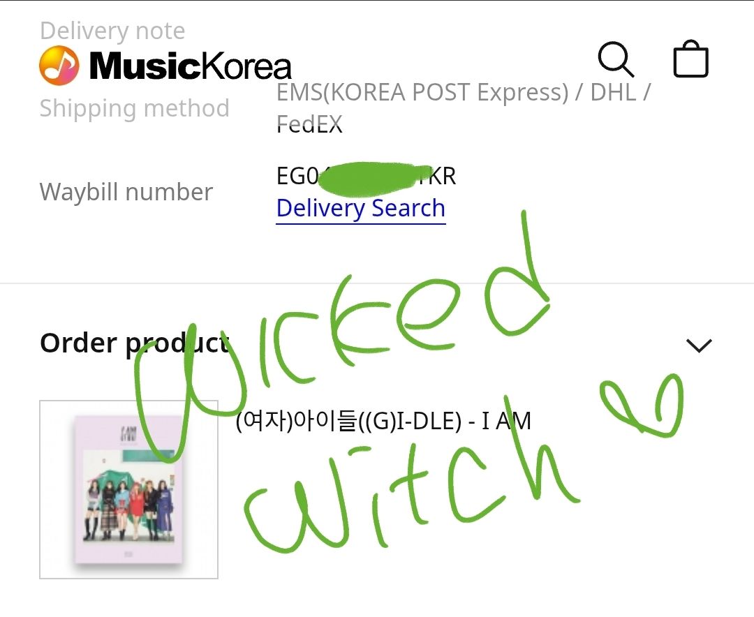 Musickorea 簽名專輯 (G)I-DLE 出道專 I AM