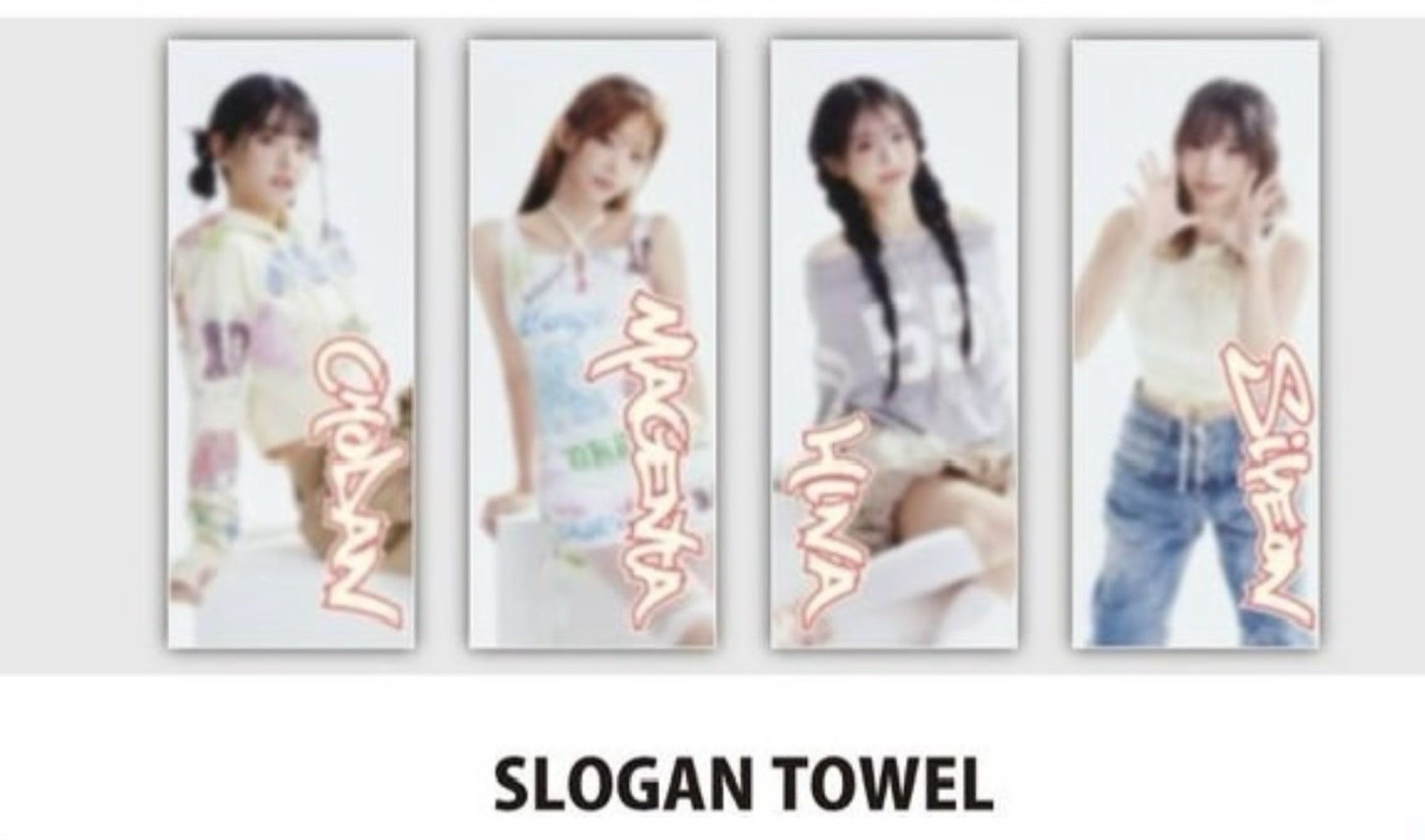 QWER一巡 毛巾 日本場限定