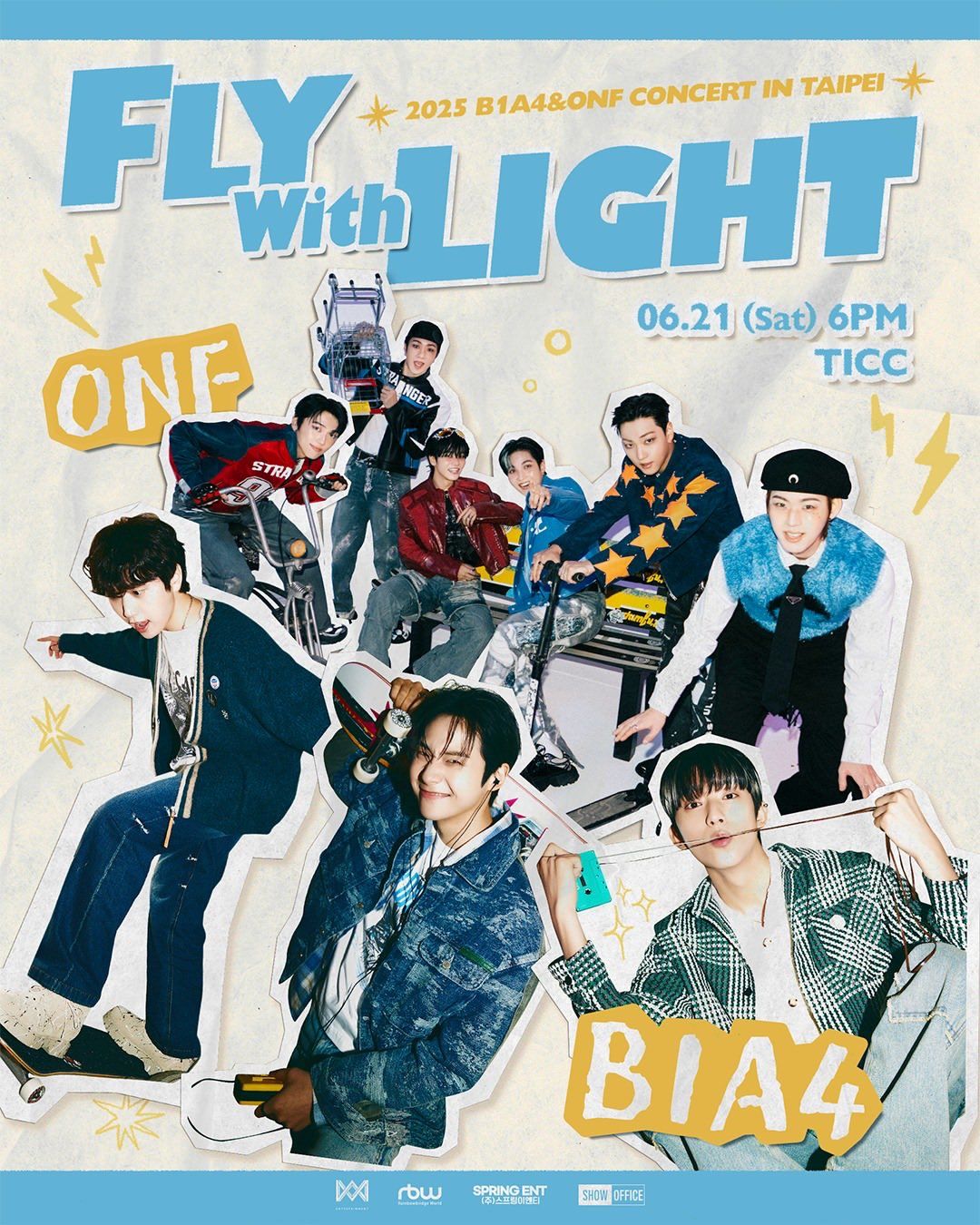 B1A4&ONF CONCERT [FLY WITH LIGHT] IN TAIPEI