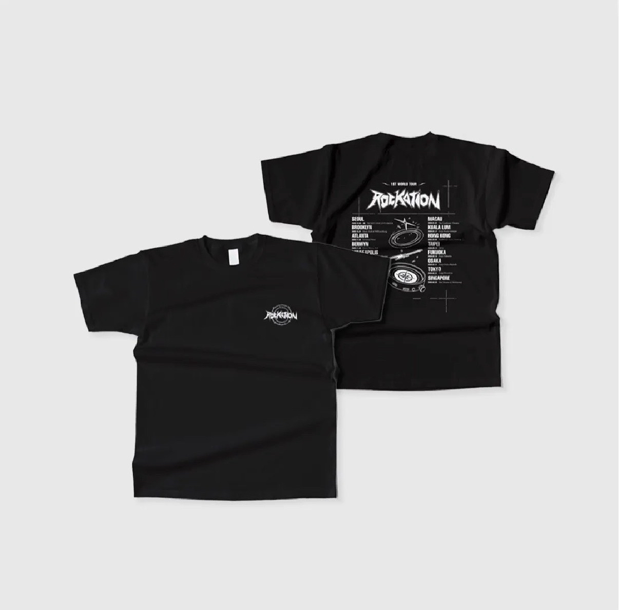 《現貨》Rockation WORLD TOUR T-SHIRT (Black) 巡迴短袖 T（黑）