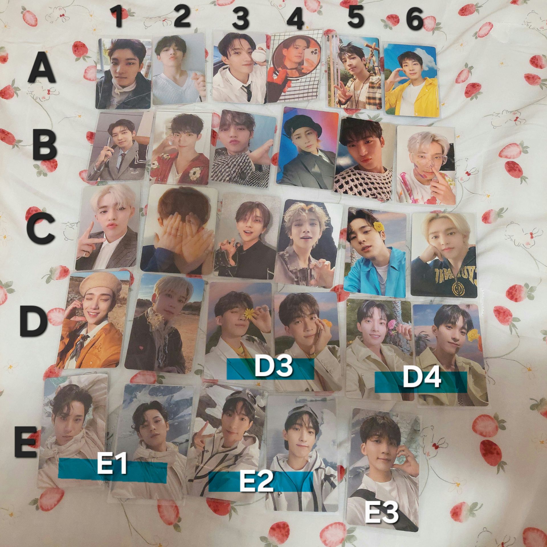 ❤️區 SEVENTEEN 專卡 勝哲 淨漢 知秀 圓佑 碩珉 珉奎 順榮