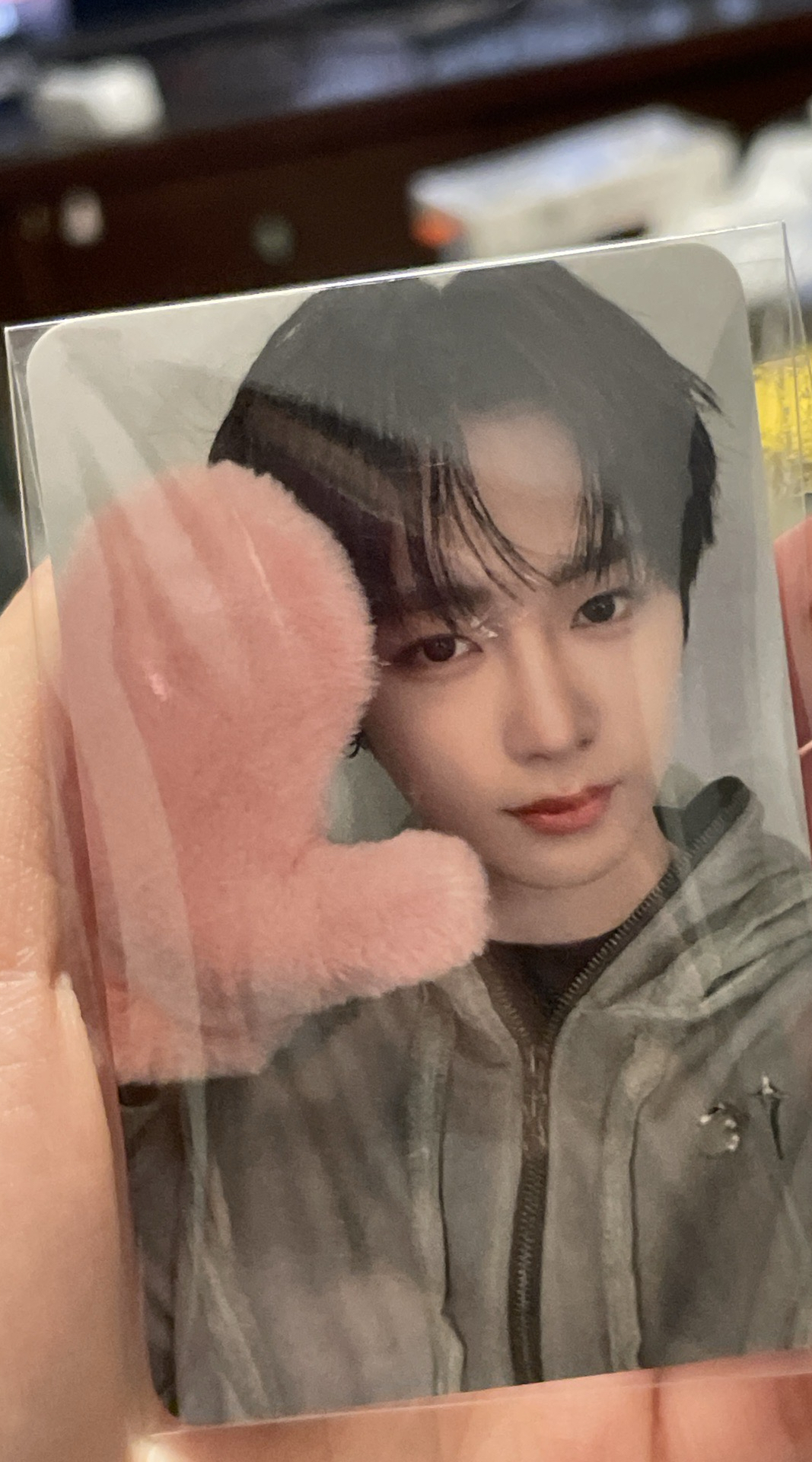 ald1周安信mnet手套幸運卡+單封專卡