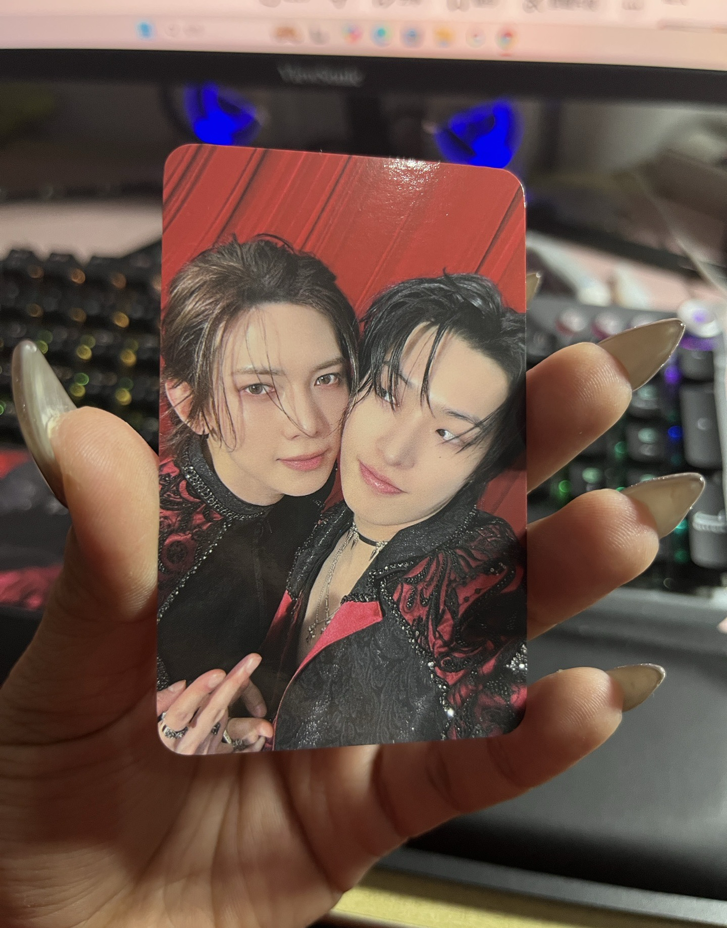 旼琦粽卡 卡背尚旼雙人