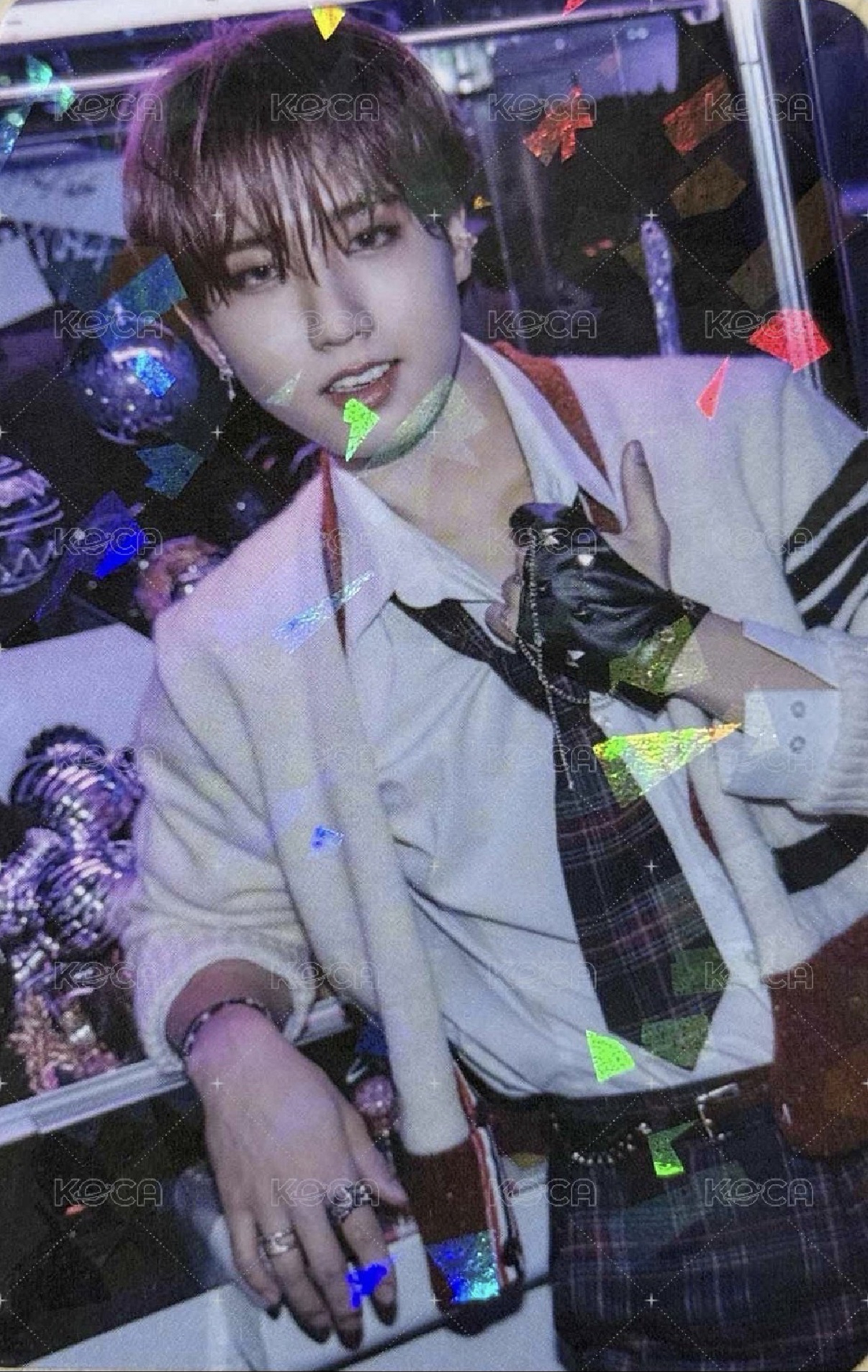 韓知城 聖誕閃卡 NOEASY 專輯卡