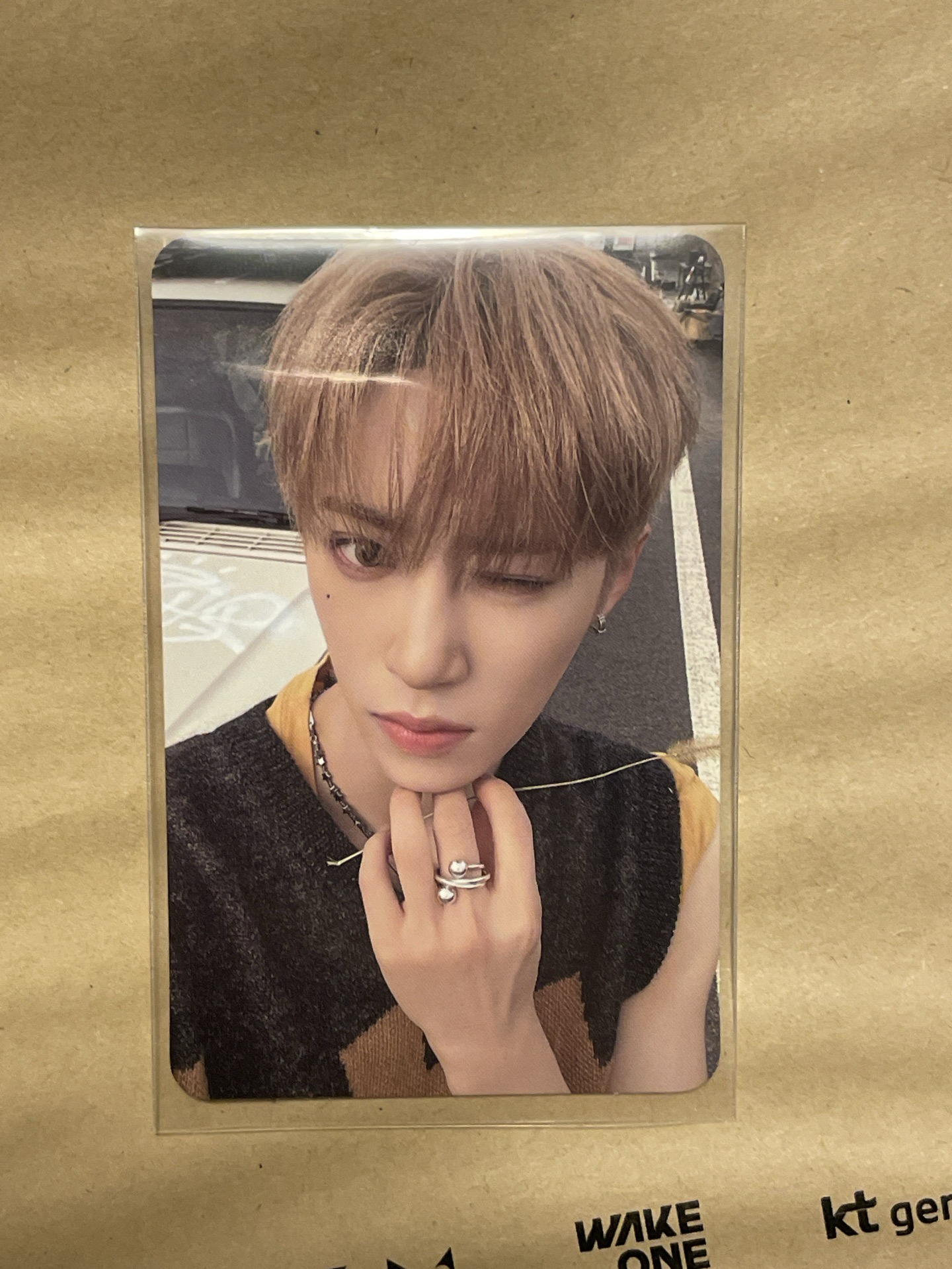 ald1張家豪黑版+白版專卡+單封貼紙