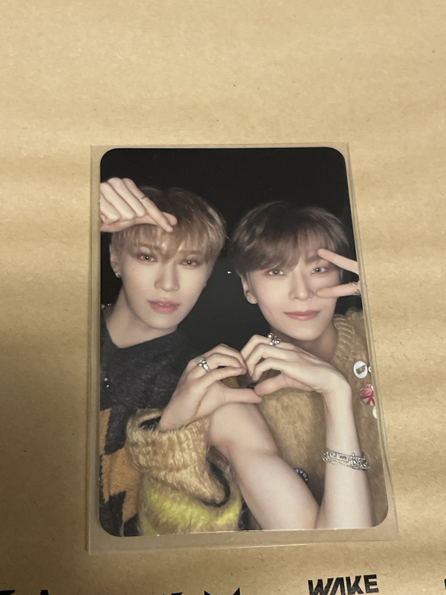 ald1張家豪黑版+白版+單封貼紙