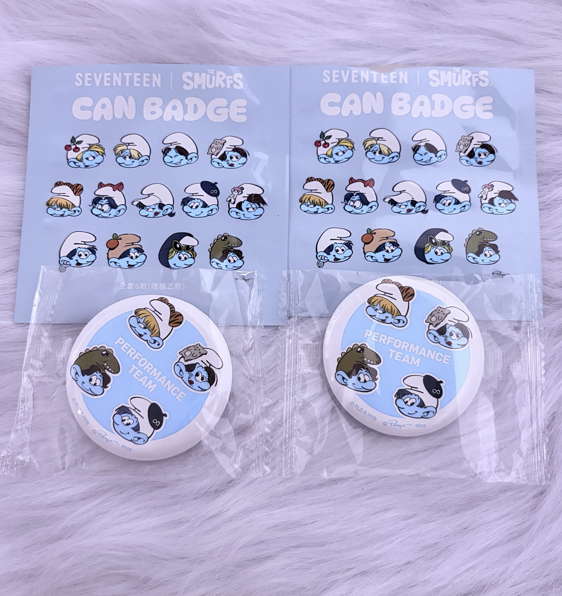 表演隊|藍色小精靈|711徽章 