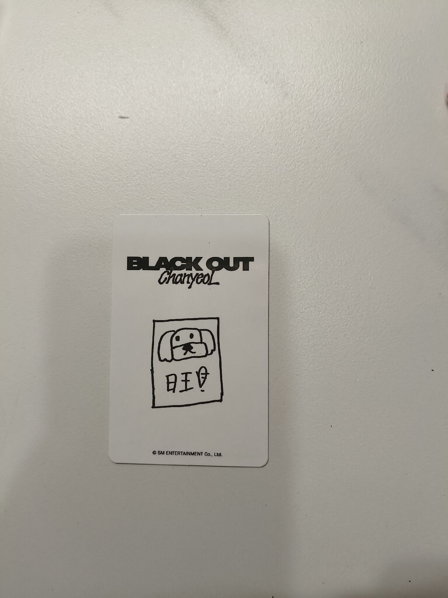 ⚪Black Out kms special ver. 特典卡 