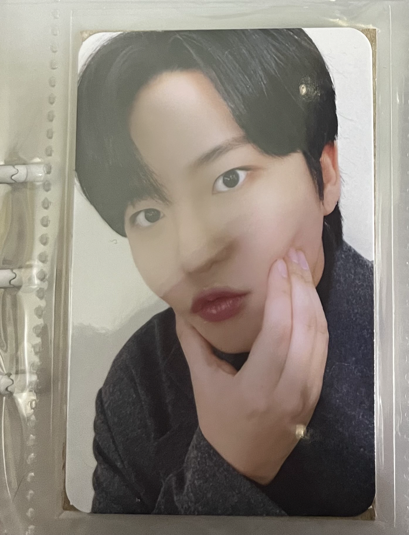 Ateez 鍾浩 晚安大頭吊飾小卡