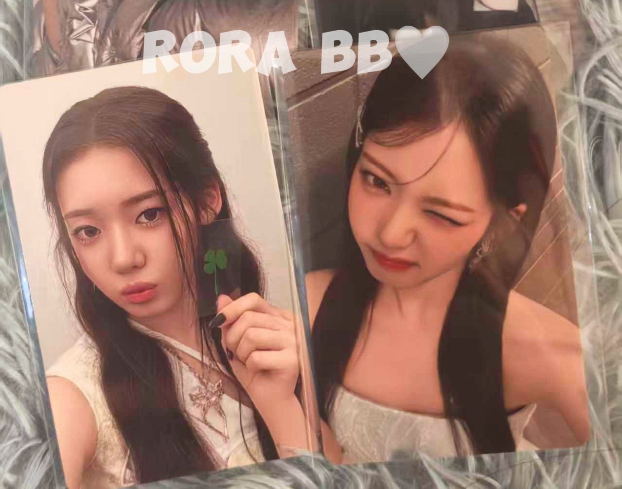 🩵BABYMONSTER RORA FC一番賞抽選卡 / Wvs幸運草中籤卡