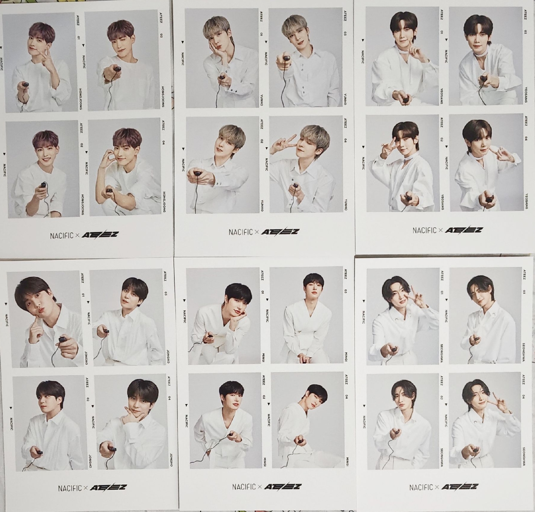 Ateez×Nacific 人生四格 一綁一