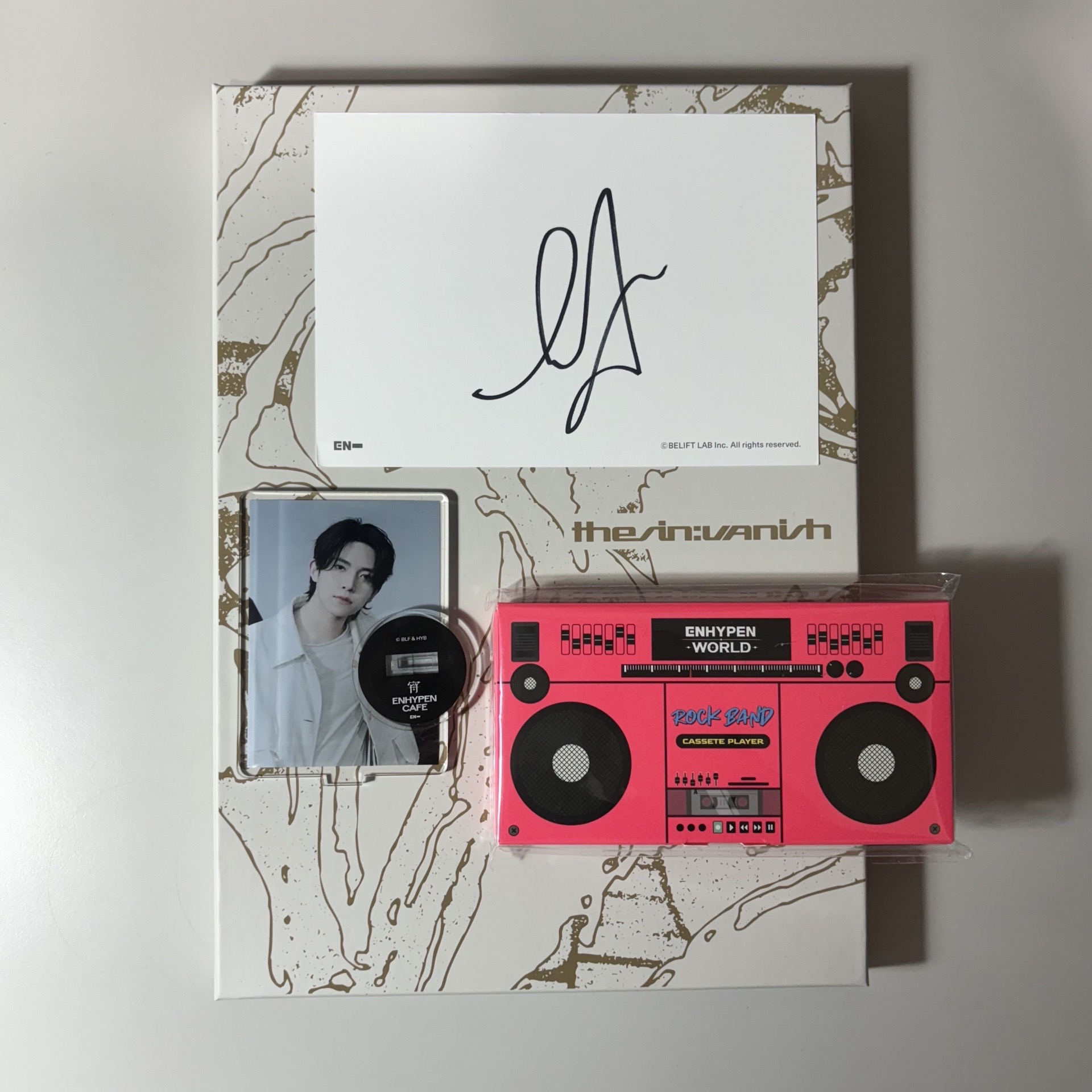 enhypen mini7 羲承 美網 親簽 簽名 空專