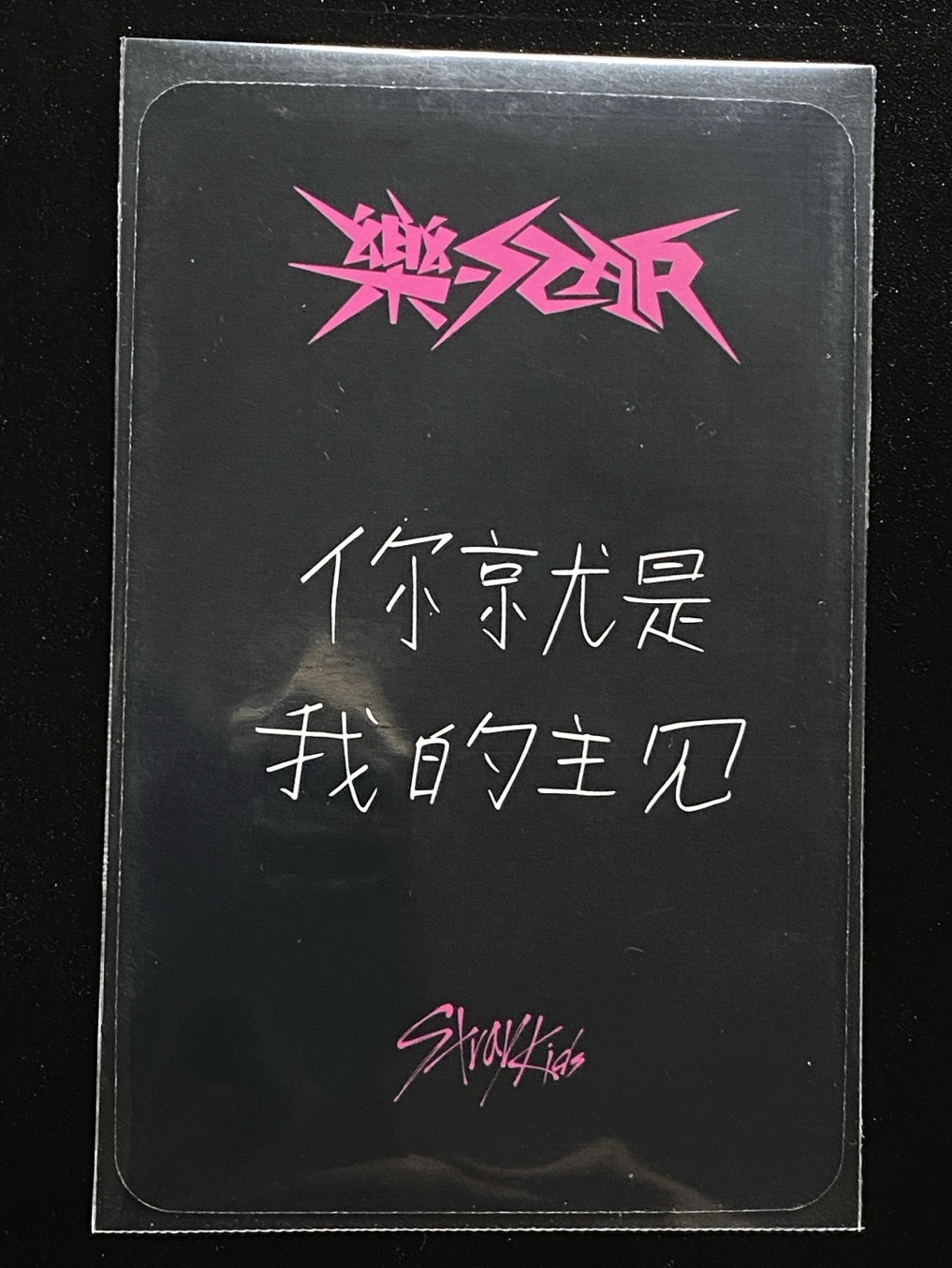 ✦.*整圖500｜徐彰彬 樂STAR 特典 中文卡背「你就是我的主見」