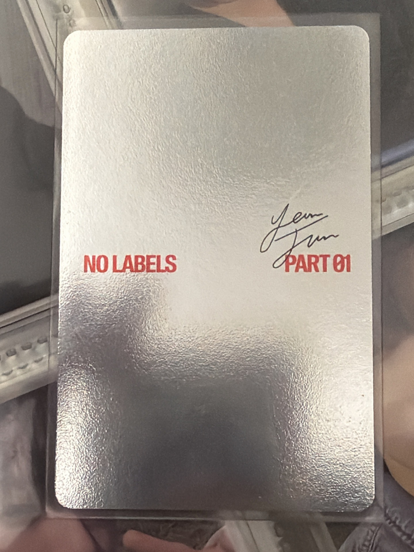 NO LABELS吊飾專卡竣