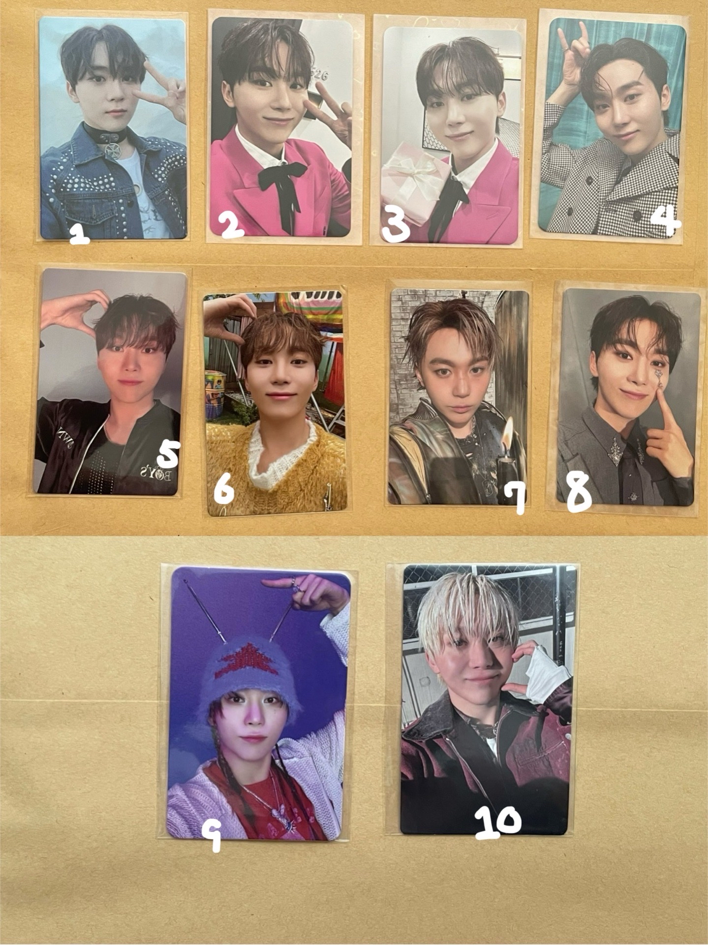 seventeen 寛率燦 專卡、特典卡、克拉盤、會員禮卡、雜誌卡