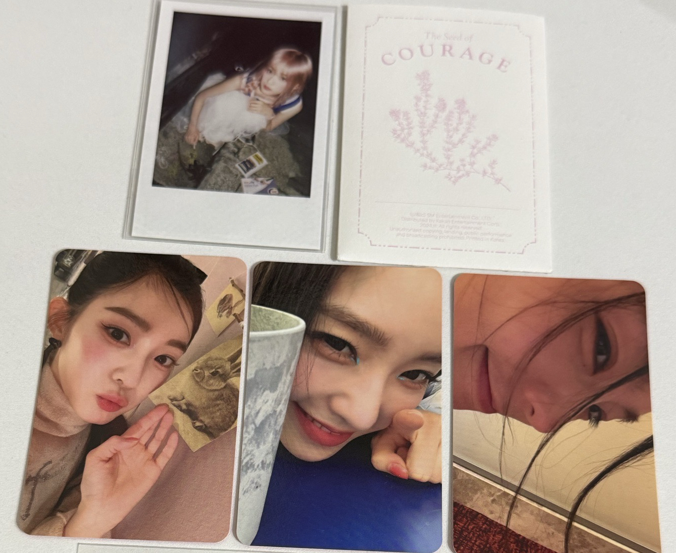 Like a flower 四張一套Irene