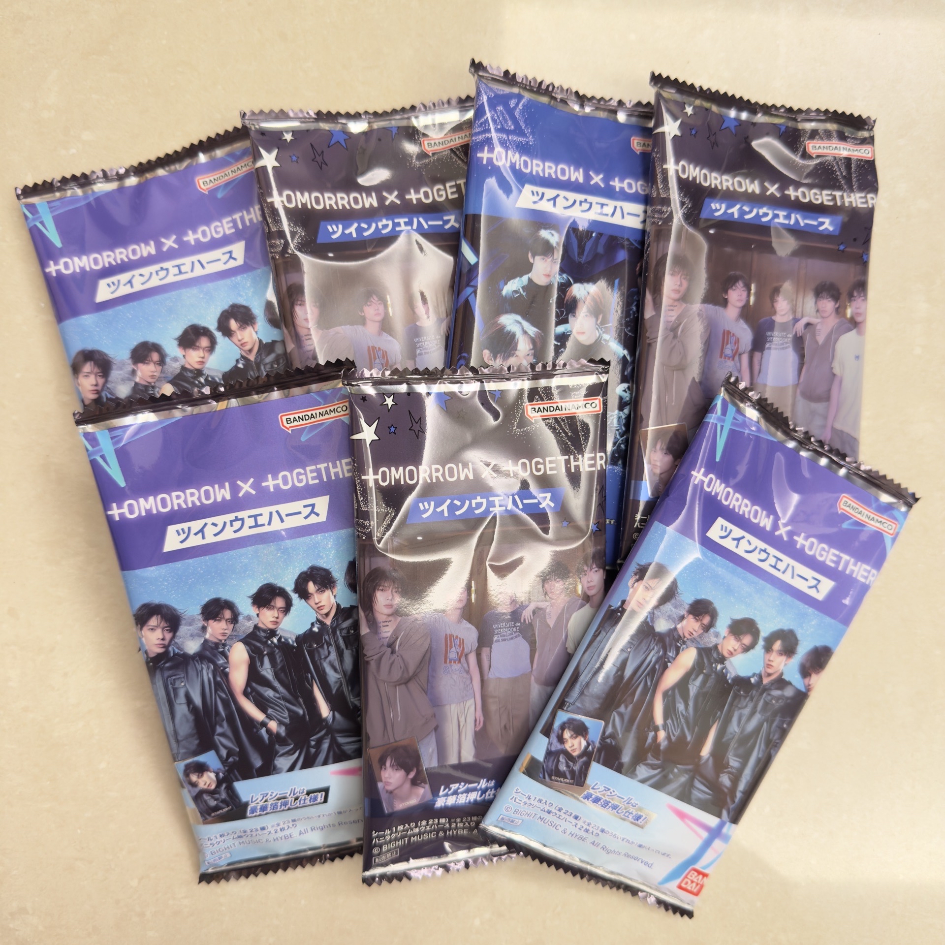 TXT威化餅乾(七包)-🦊🐺🐻🐿️🐧