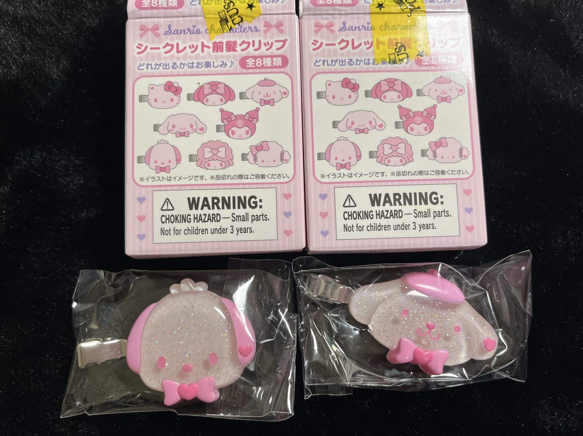 三麗鷗櫻花髮夾 帕恰狗 布丁狗