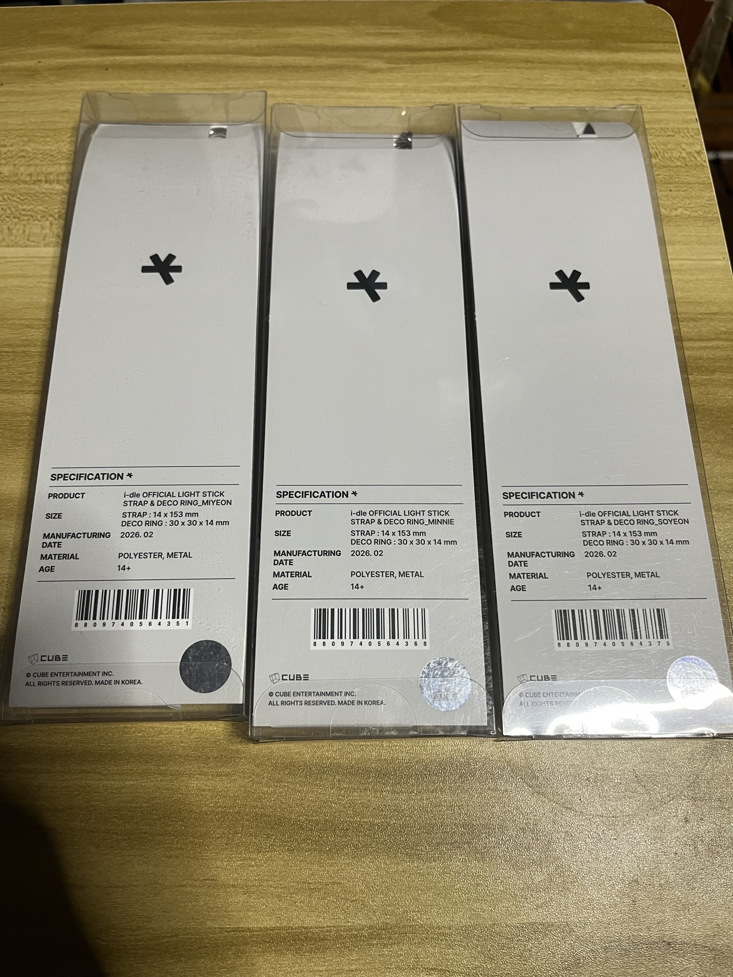 （🏰現貨）i-dle 世巡 韓場 4應援掛繩+裝飾