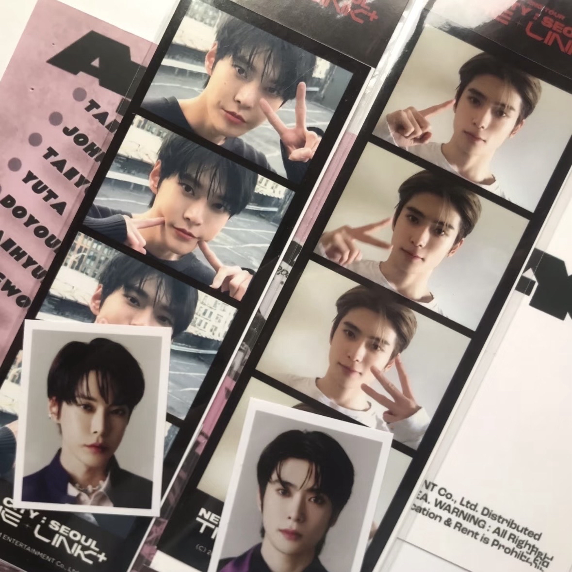 NCT127 二巡 THE LINK 人生四格卡 人生四格 鄭在玹組