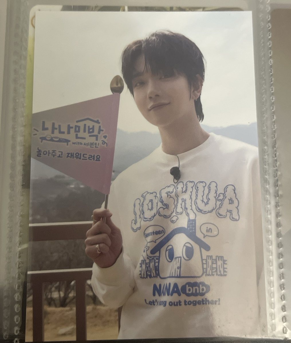 Seventeen Joshua nana bnb 特典卡