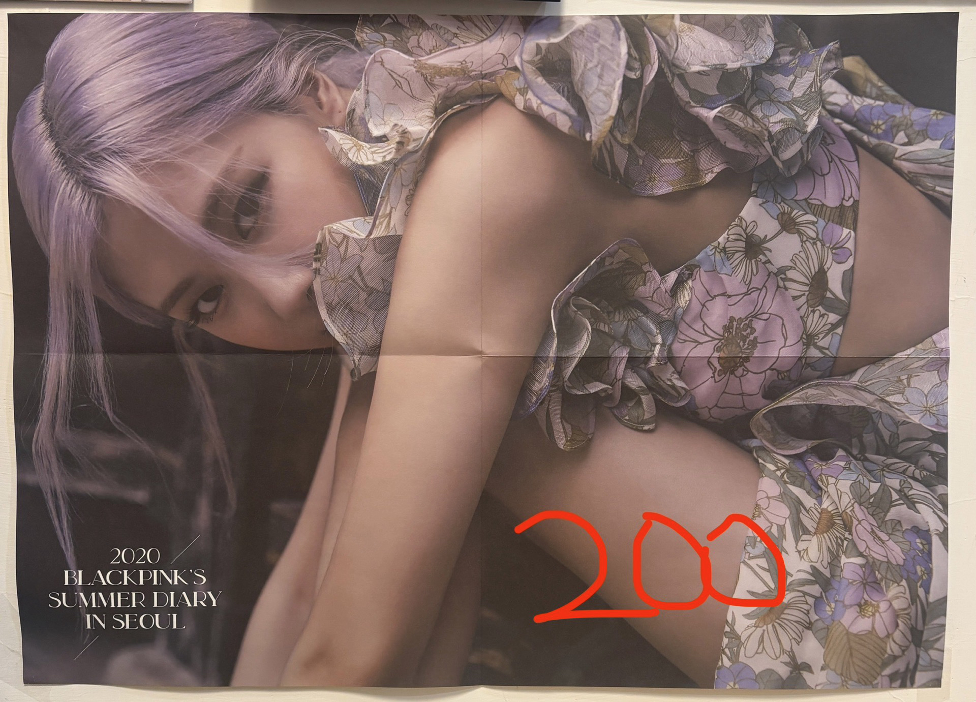 Rosé絕版夏日日記海報