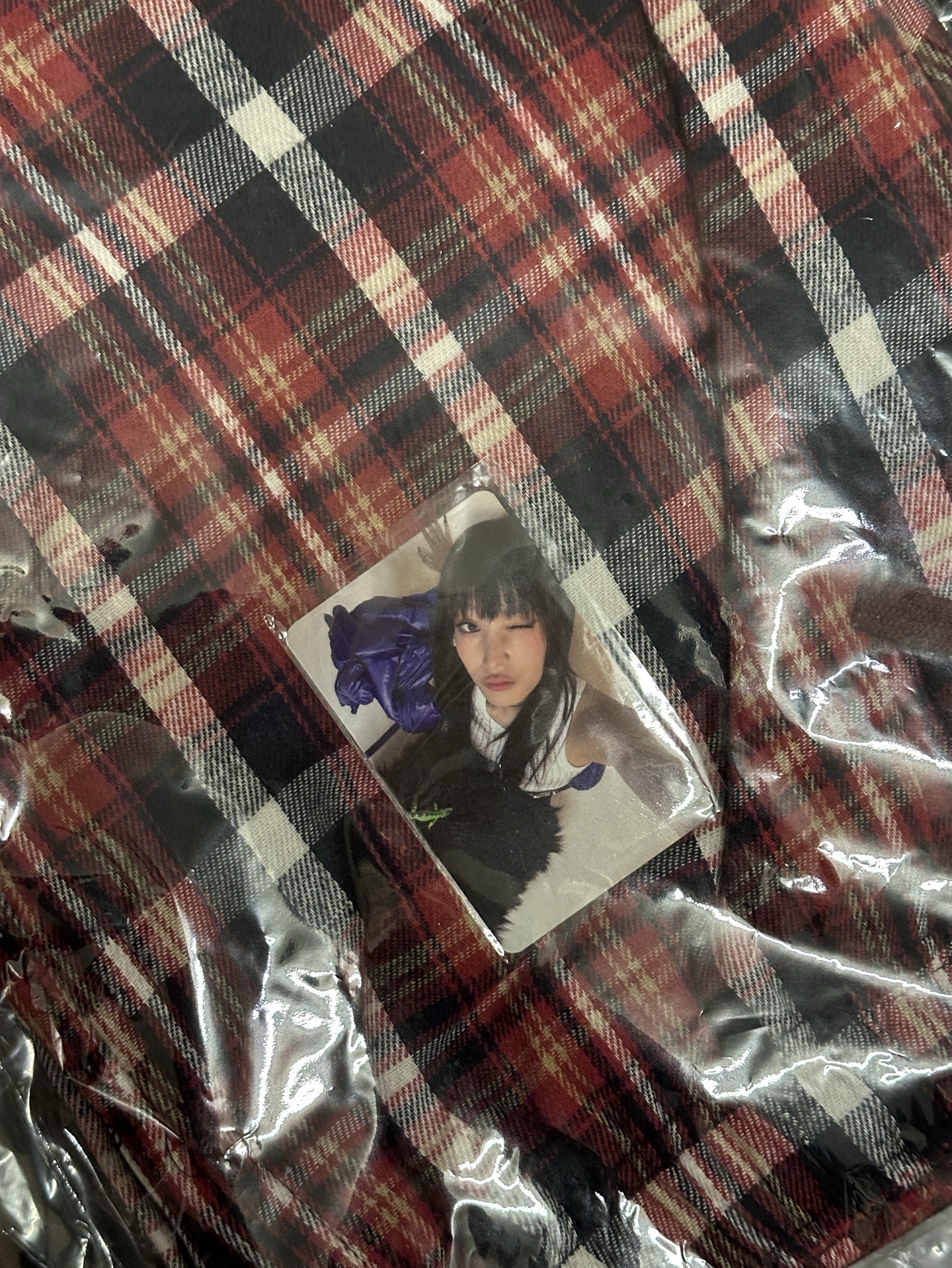 迷一快閃 長褲 格子褲