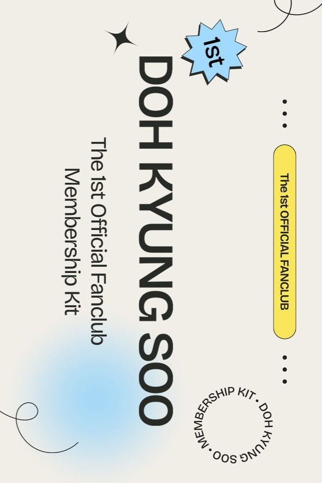 DOH KYUNG SOO - The 1st Official Fanclub Membership Kit