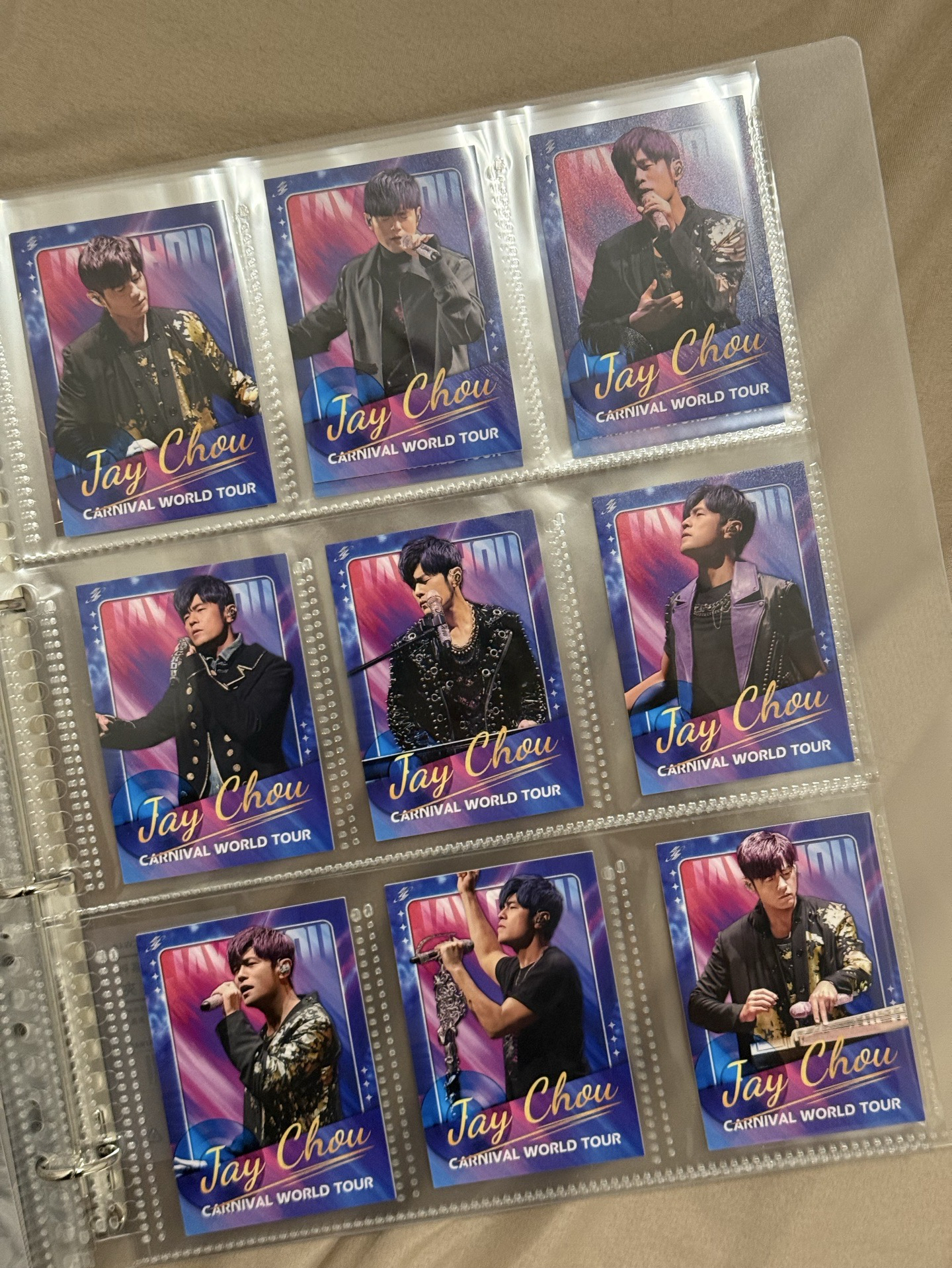 周杰倫 Jay Chou 嘉年華演唱會限量盲盒小卡