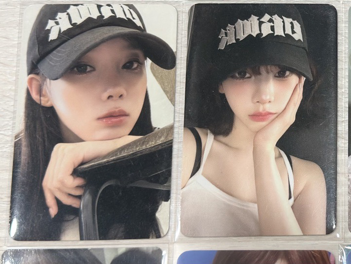 aespa dirty work快閃 帽子小卡 winter Karina 