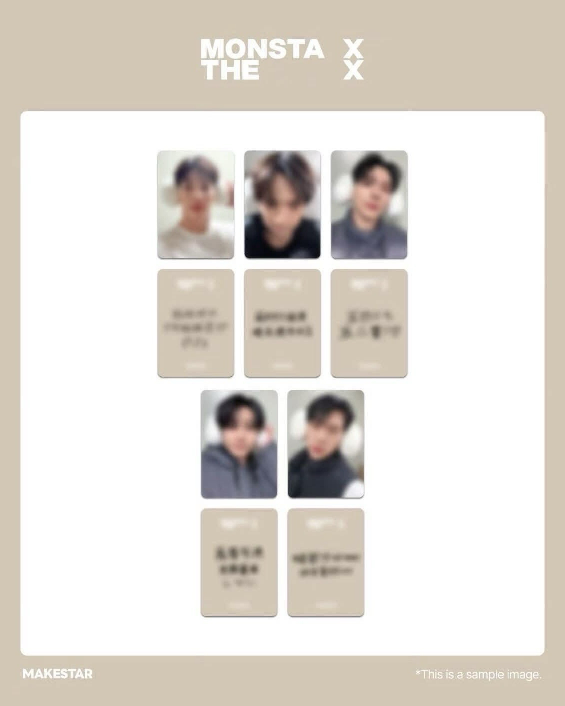 MONSTA X MS台北簽售特典卡