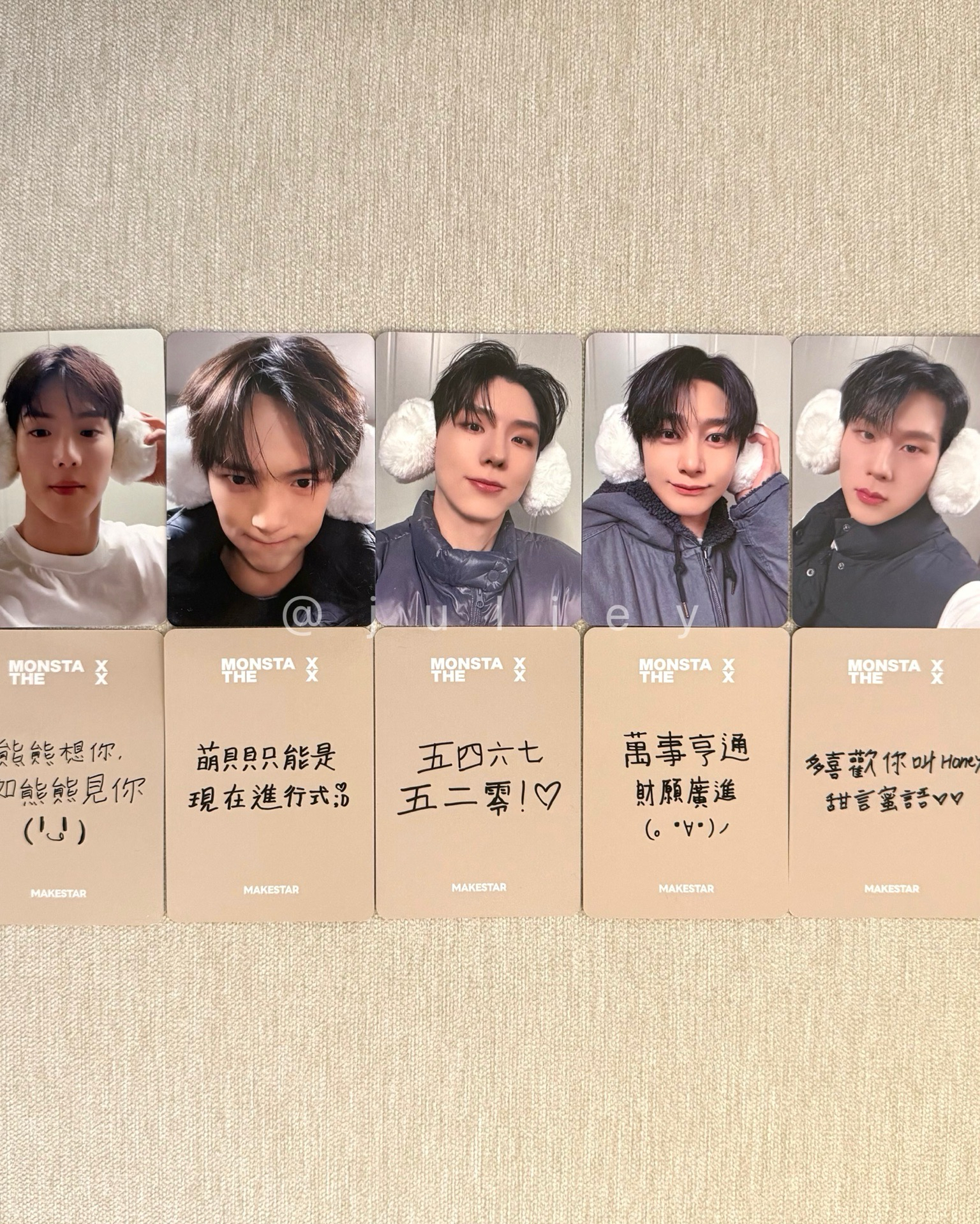 MONSTA X MS台北簽售特典卡