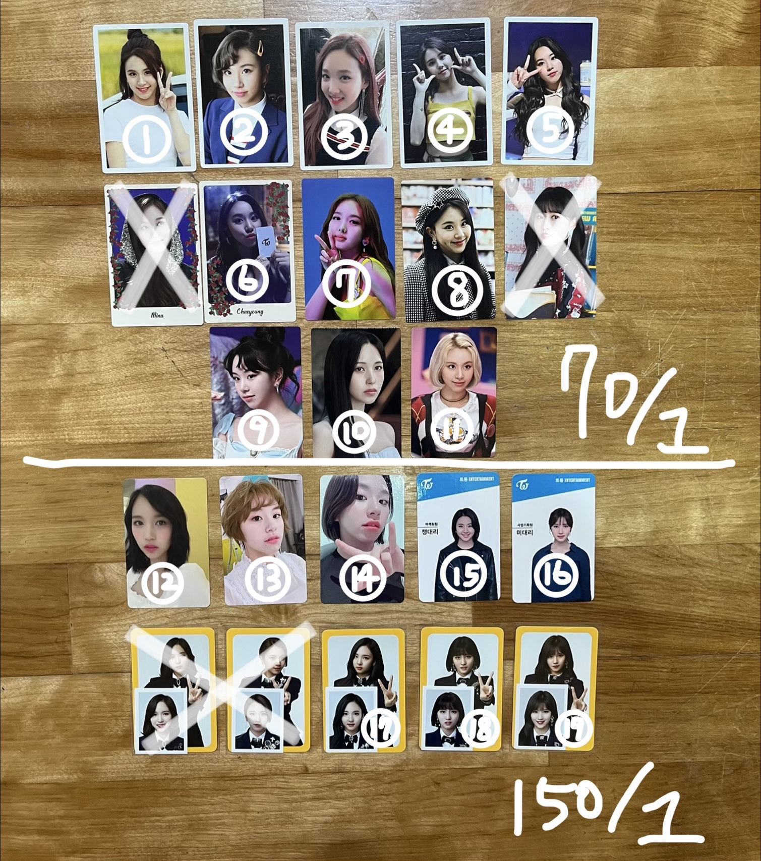 TWICE花絮小卡 會員禮