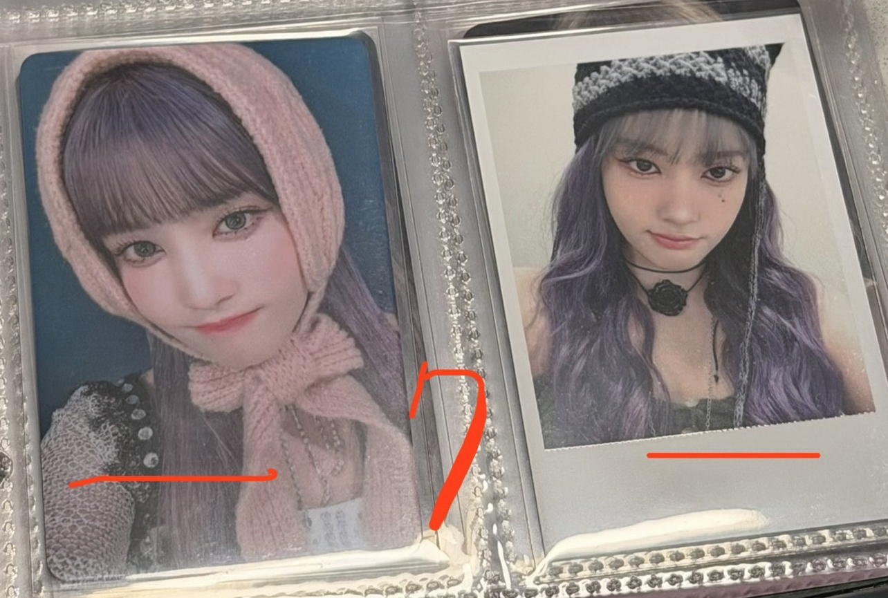 7 紫髮潤 KM幸運卡（材質PVC）+拍立得 兩張一套