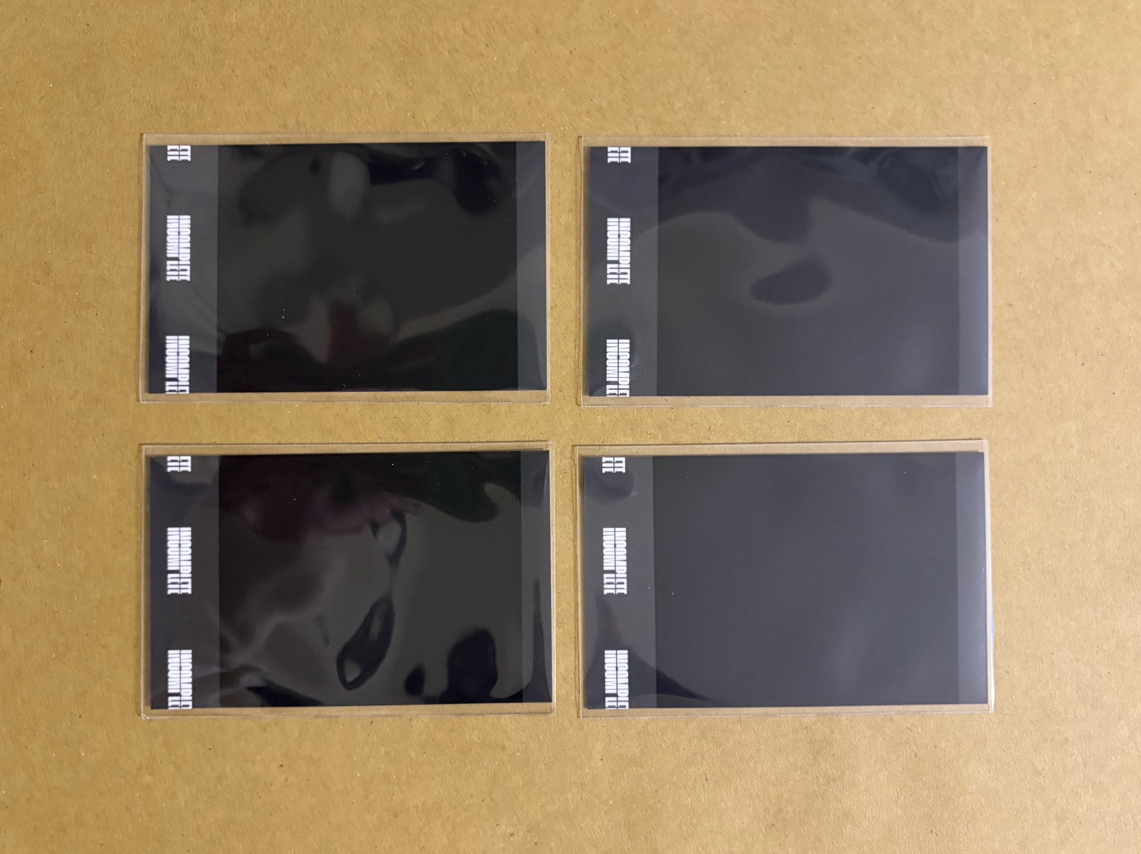 🤍Incomplete 年齡line分隊拍立得小卡 四張不拆售